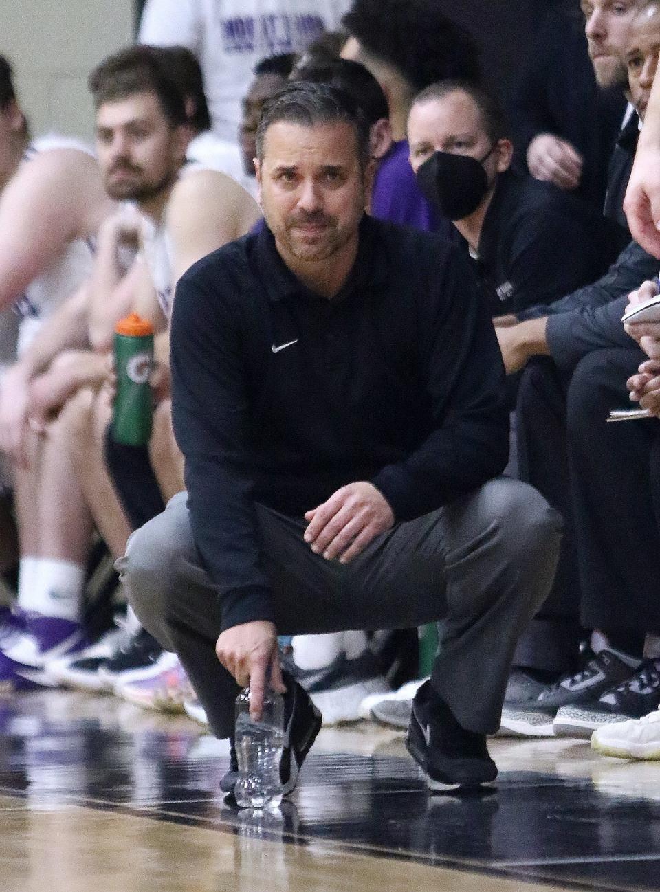 Mount Union men's basketball coach Mike Fuline goes for career win number 200 on Saturday when the Purple Raiders visit Heidelberg.