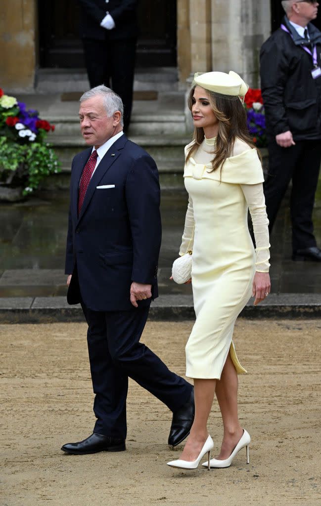 their majesties king charles iii and queen camilla coronation day