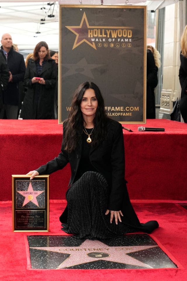 Courteney Cox Honored with a Star on the Hollywood Walk of Fame