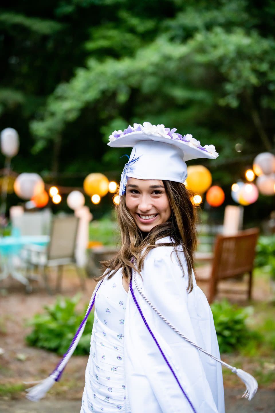 graduation cap ideas faux flowers