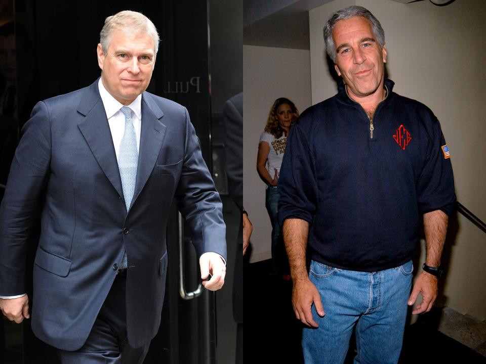 Prince Andrew and Jeffrey Epstein: Getty