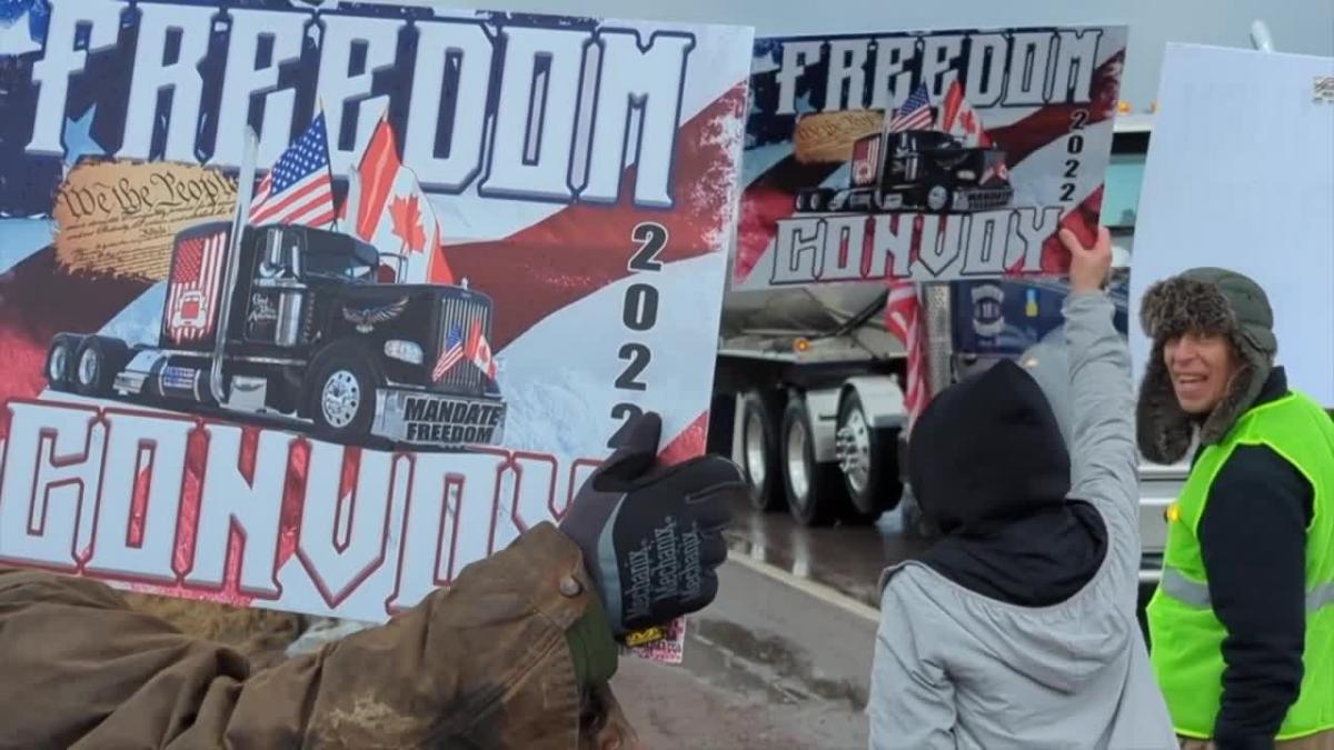 "Freedom Convoy" makes its way across Montana