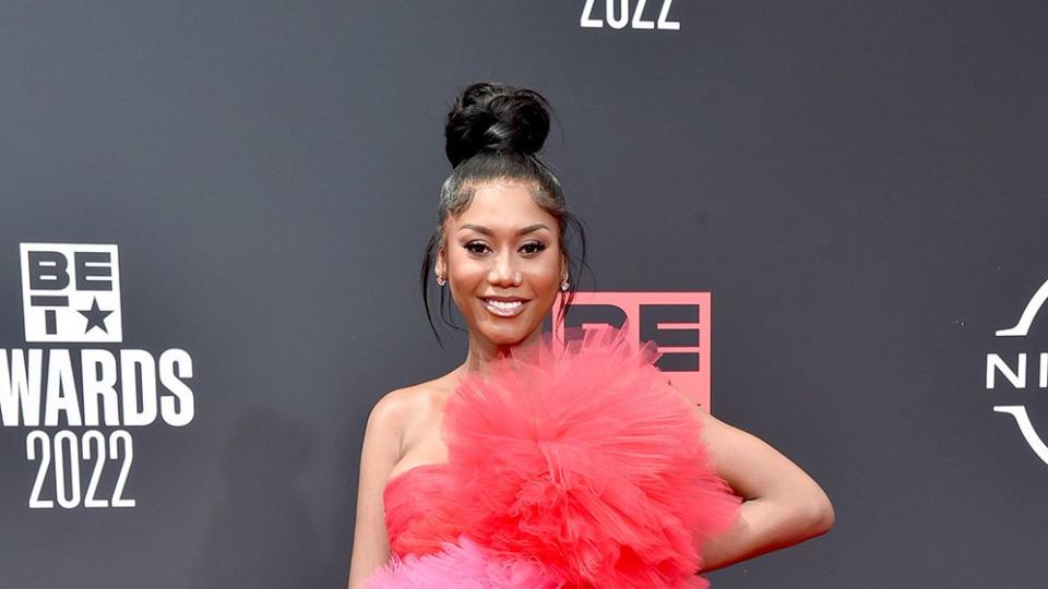 LOS ANGELES, CALIFORNIA - JUNE 26: Muni Long attends the 2022 BET Awards at Microsoft Theater on June 26, 2022 in Los Angeles, California. (Photo by Rodin Eckenroth/FilmMagic)