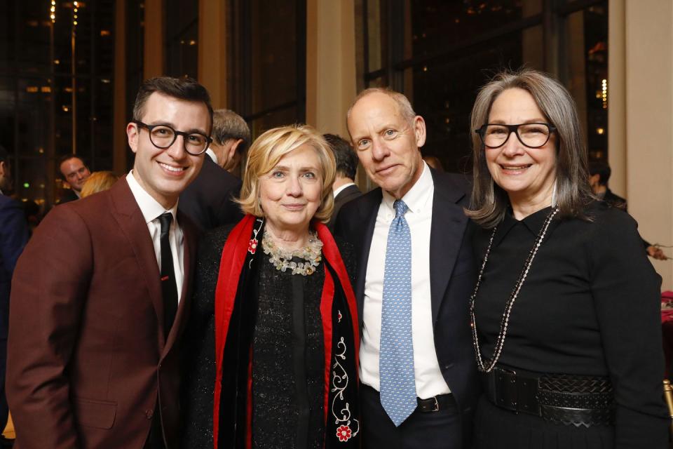 Eric Kuhn, Hillary Rodham Clinton, Dan Neidich and Brooke Garber Neidich