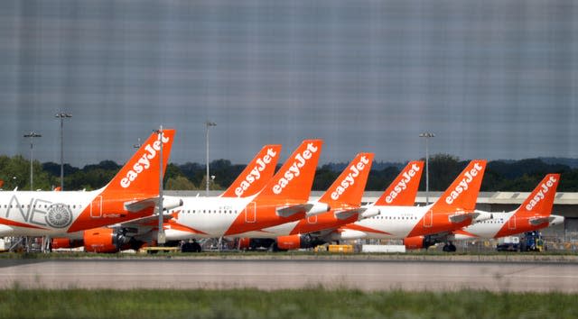 EasyJet planes grounded