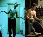 No obstante, el cambio más radical nos lo ofreció Christian Bale con solo un año de diferencia. Y es que primero el actor adelgazó casi 30 kilos en cuatro meses para ser el protagonista de ‘El maquinista’ (2004). Pero después tuvo que volver a recuperar el peso perdido y sudar la camiseta para interpretar al hombre murciélago en ‘Batman Begins’ (2005). 