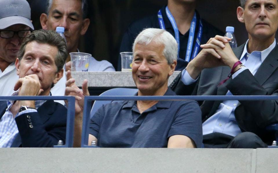 Jamie dimon at us open