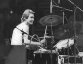 <p>Charlie Watts of the Rolling Stones, at a British concert in London in 1973.</p>