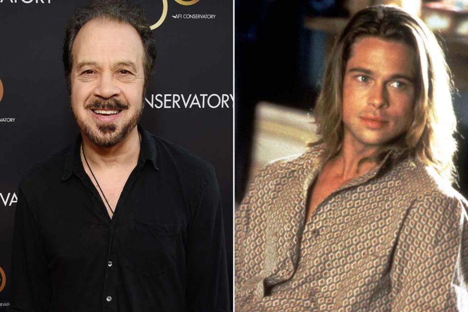 <p>Michael Kovac/FilmMagic for AFI;Liaison/Getty</p> (Left to right:) Edward Zwick in 2019, Brad Pitt in "Legends of the Fall"