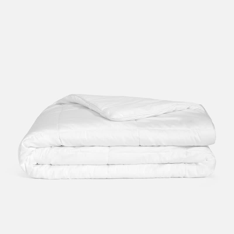 4) Brooklinen Weighted Comforter