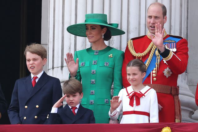 <p>Neil Mockford/Getty</p> Trooping the Colour 2023