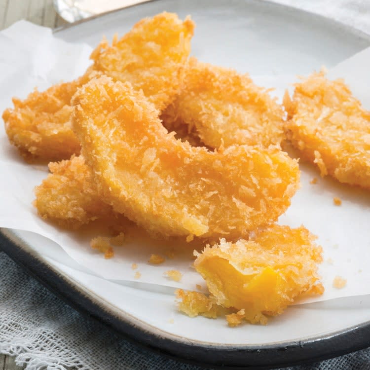 Panko-Fried Peaches