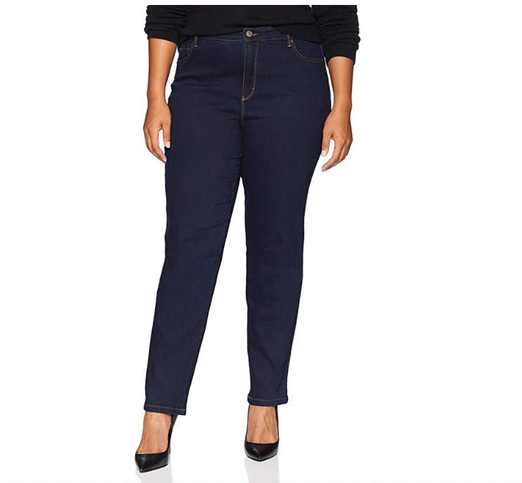 <strong>The Verdict</strong>: <a href="https://amzn.to/3bRh4SS" target="_blank" rel="noopener noreferrer">Gloria Vanderbilt's Amanda Classic Tapered Jean</a><br /><strong>The Reviews</strong>: 6,554 reviews, 4.5-star rating<br /><strong>Sizes and Fits</strong>: 4 to 24W, Petite, Average, Long<br />Get them on <a href="https://amzn.to/3bRh4SS" target="_blank" rel="noopener noreferrer">Amazon</a>