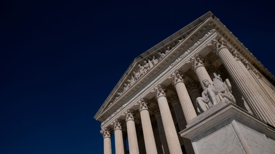 <em><sub>The US Supreme Court in Washington, DC, on March 22, 2023. (Photo by Stefani Reynolds / AFP via Getty Images)</sub></em>