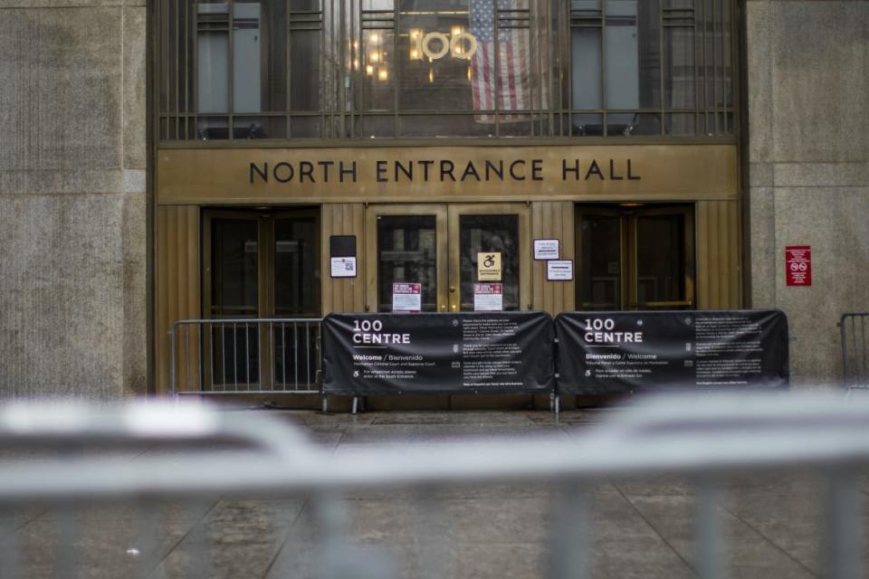 <div class="inline-image__caption"><p>New York City courthouses have been closed since mid-March.</p></div> <div class="inline-image__credit">Eduardo Munoz/Reuters</div>