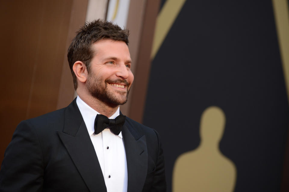 Bradley Cooper arrives at the Oscars on Sunday, March 2, 2014, at the Dolby Theatre in Los Angeles. (Photo by Jordan Strauss/Invision/AP)