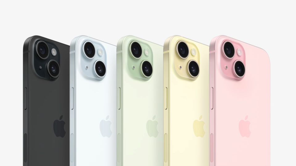 iPhone 15 colorways