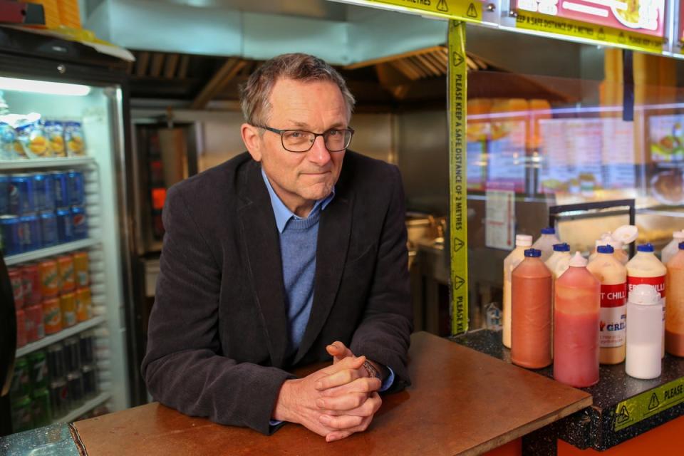 Doctor and broadcaster Michael Mosley was found near a fence on Sunday (Avalon/channel4/PA) (PA Media)