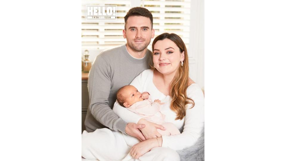 Rosie Kelly poses with baby Billie for exclusive HELLO! shoot