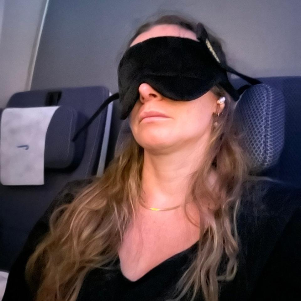 Annabel, on her recent flight from hell from London to Mauritius