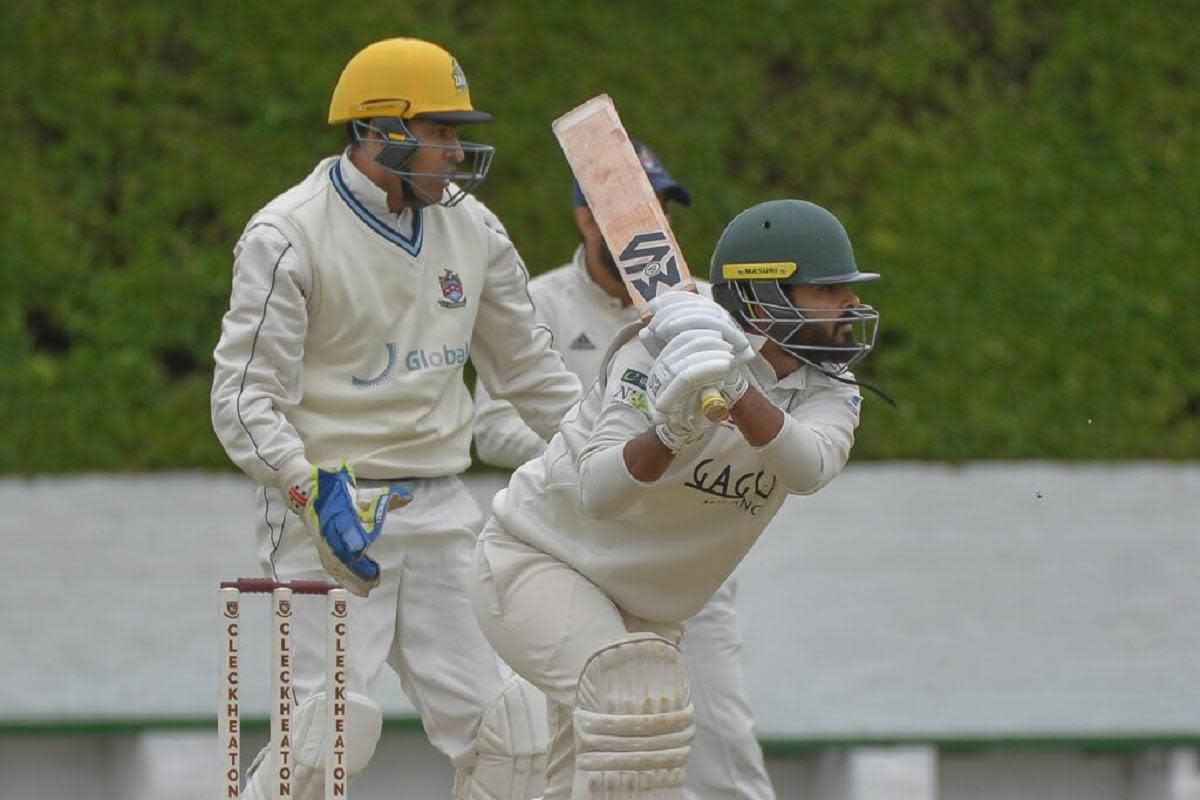 The Bradford Premier League has its fair share of South Asian talents, such as Cleckheaton batsman Yusef Baber. <i>(Image: Ray Spencer.)</i>