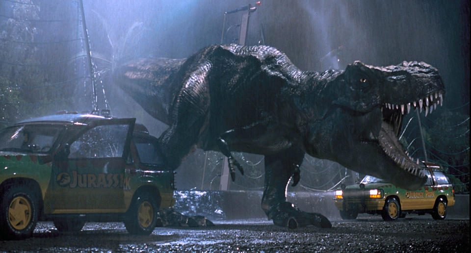 Screenshot from "Jurassic Park"