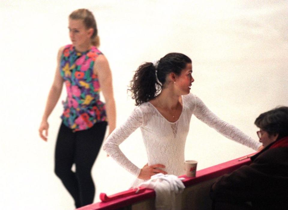 Tonya Harding and Nancy Kerrigan