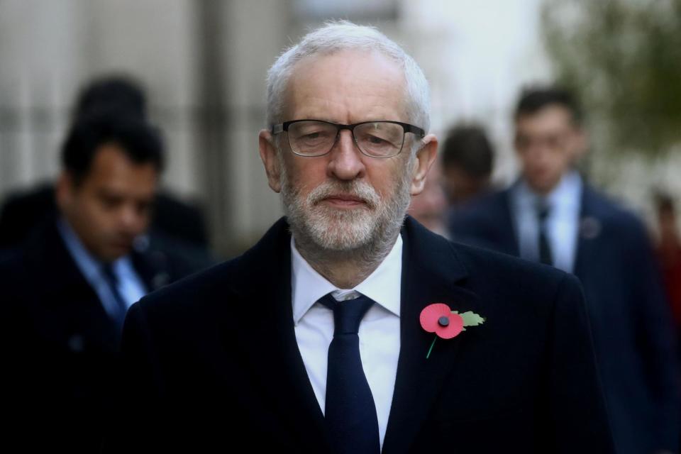 Jeremy Corbyn will today unveil plans to give adult six years of free study if Labour wins the election on December 12: REUTERS