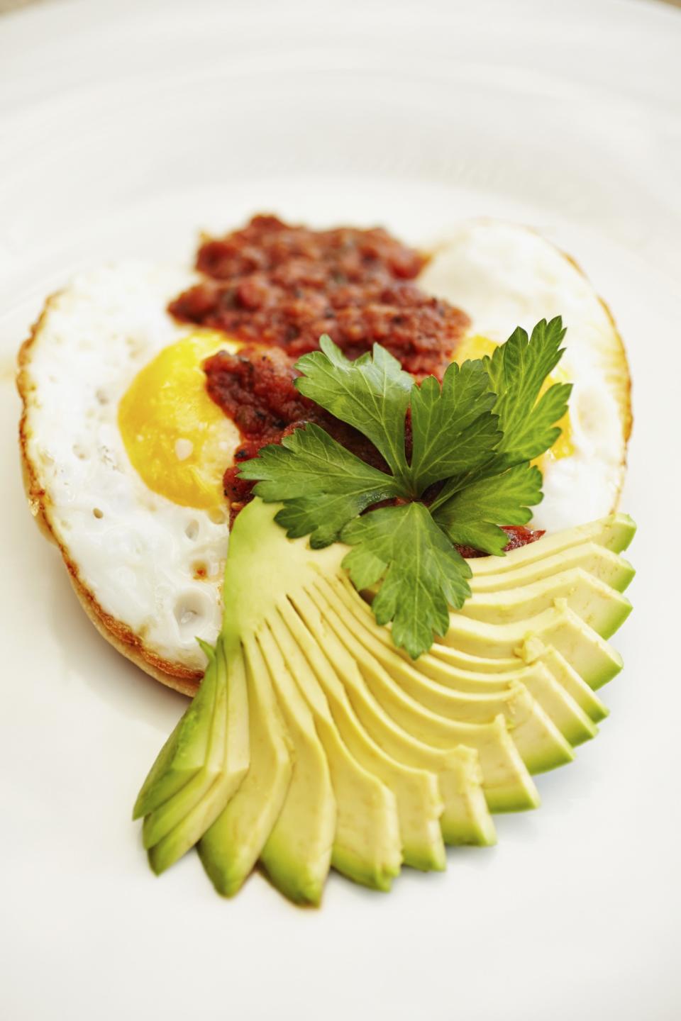 Avocado und Salsa