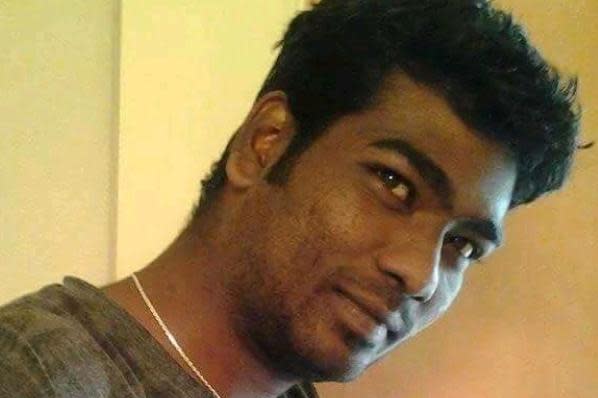 Arunesh Thangarajah was stabbed in London Road, Mitcham (Metropolitan Police Service)