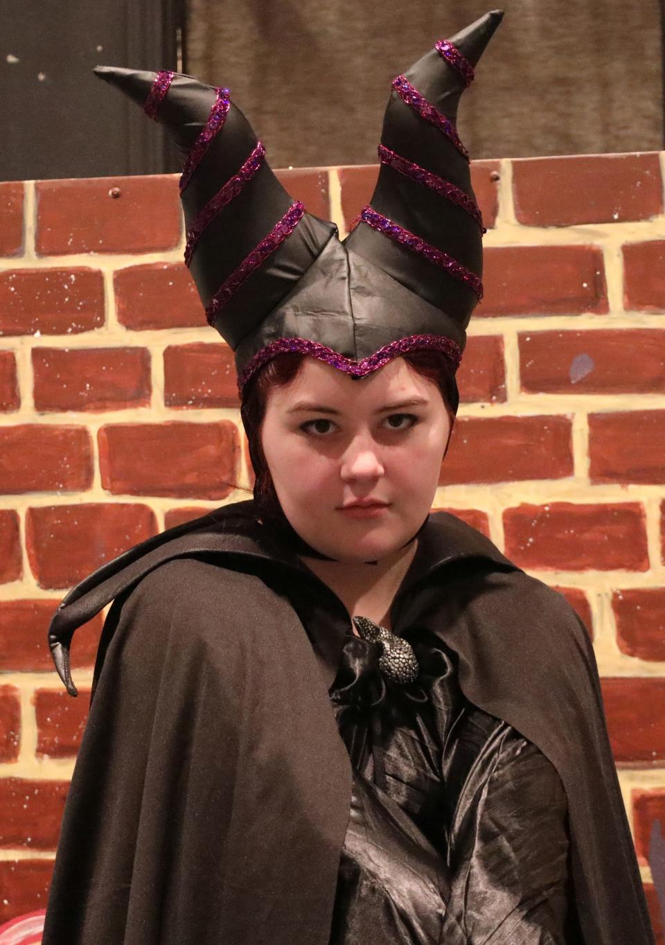 Lorem Gransky as Maleficent in New Castle Playhouse's 'The Descendants: The Musical.'