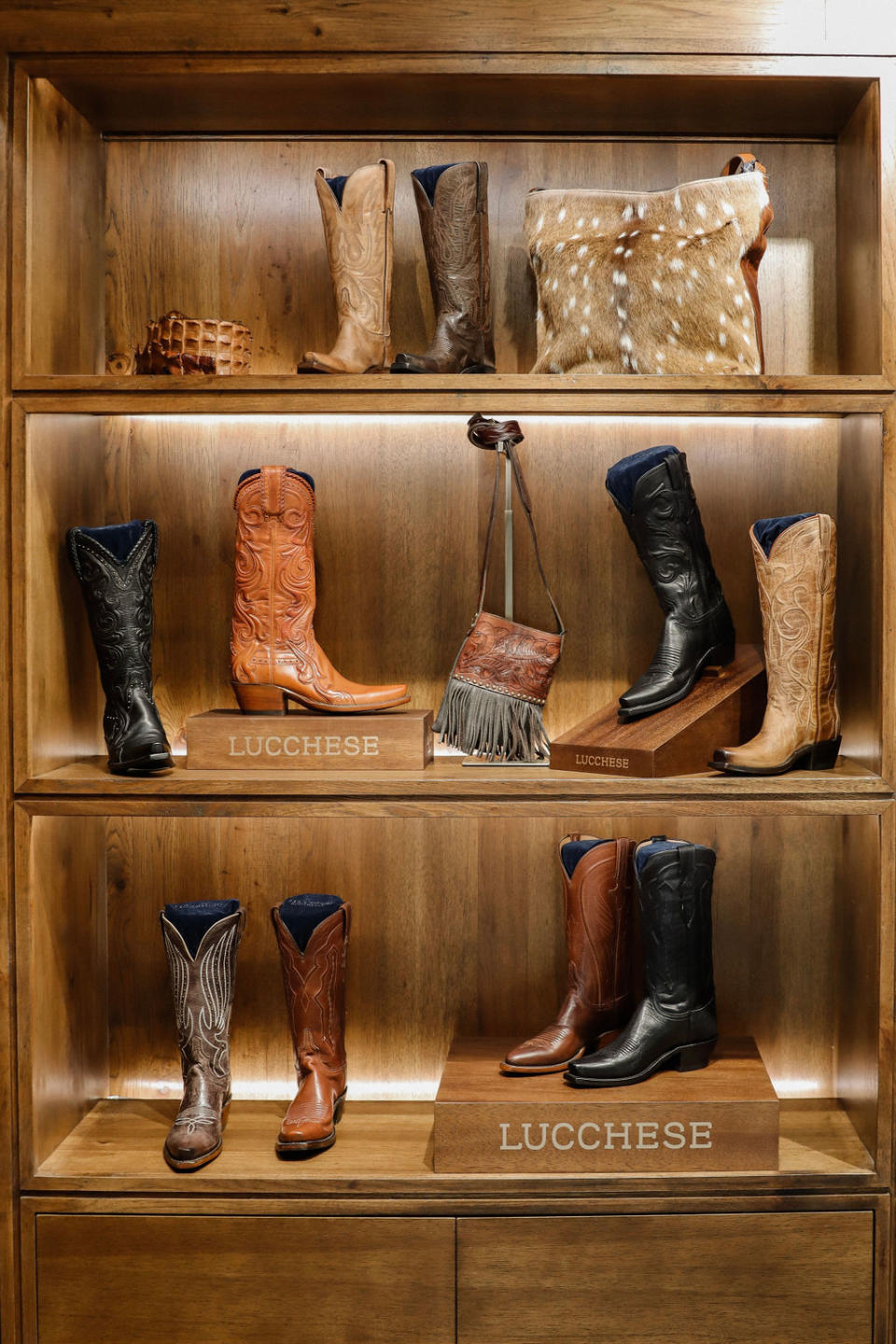 Inside Lucchese’s new Baybrook Mall store. - Credit: Courtesy of Lucchese