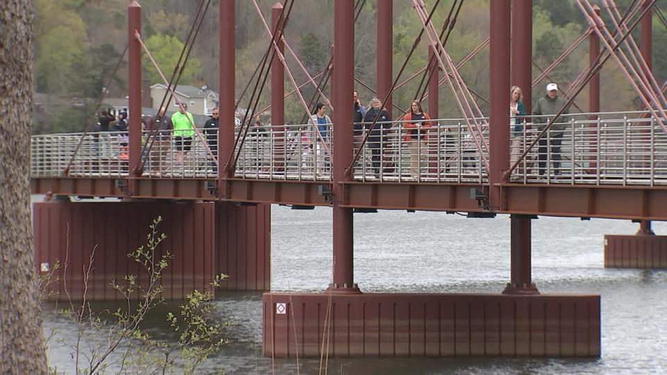 A new Riverwalk opened in Hickory on Thursday. It’s in northwest Hickory near Highway 321. The Riverwalk is part of a $40 million bond referendum to spur economic growth and attract visitors.