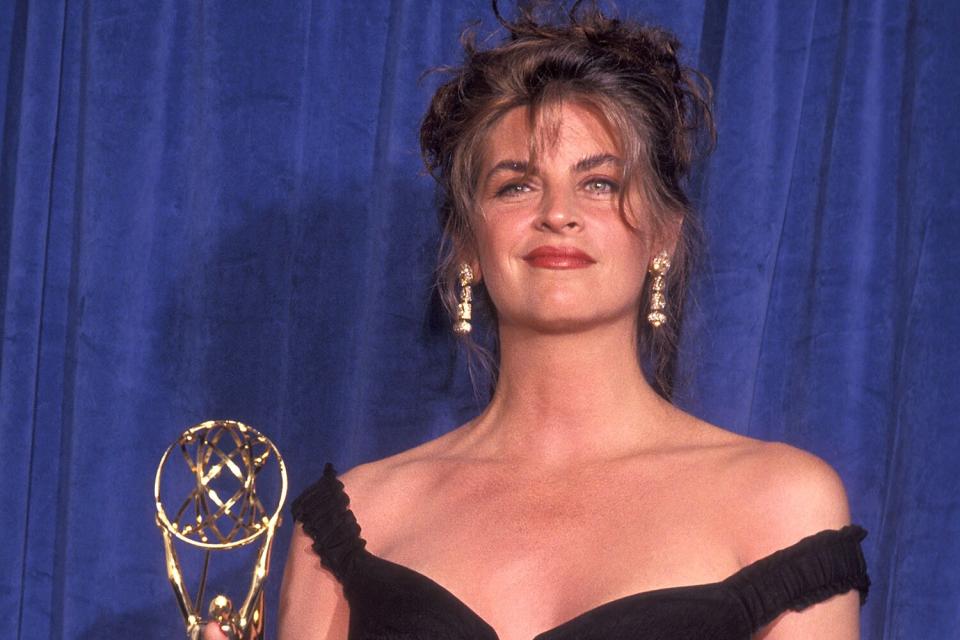 Actress Kirstie Alley attends the 43rd Annual Primetime Emmy Awards on August 25, 1991 at the Pasadena Civic Auditorium in Pasadena, California.