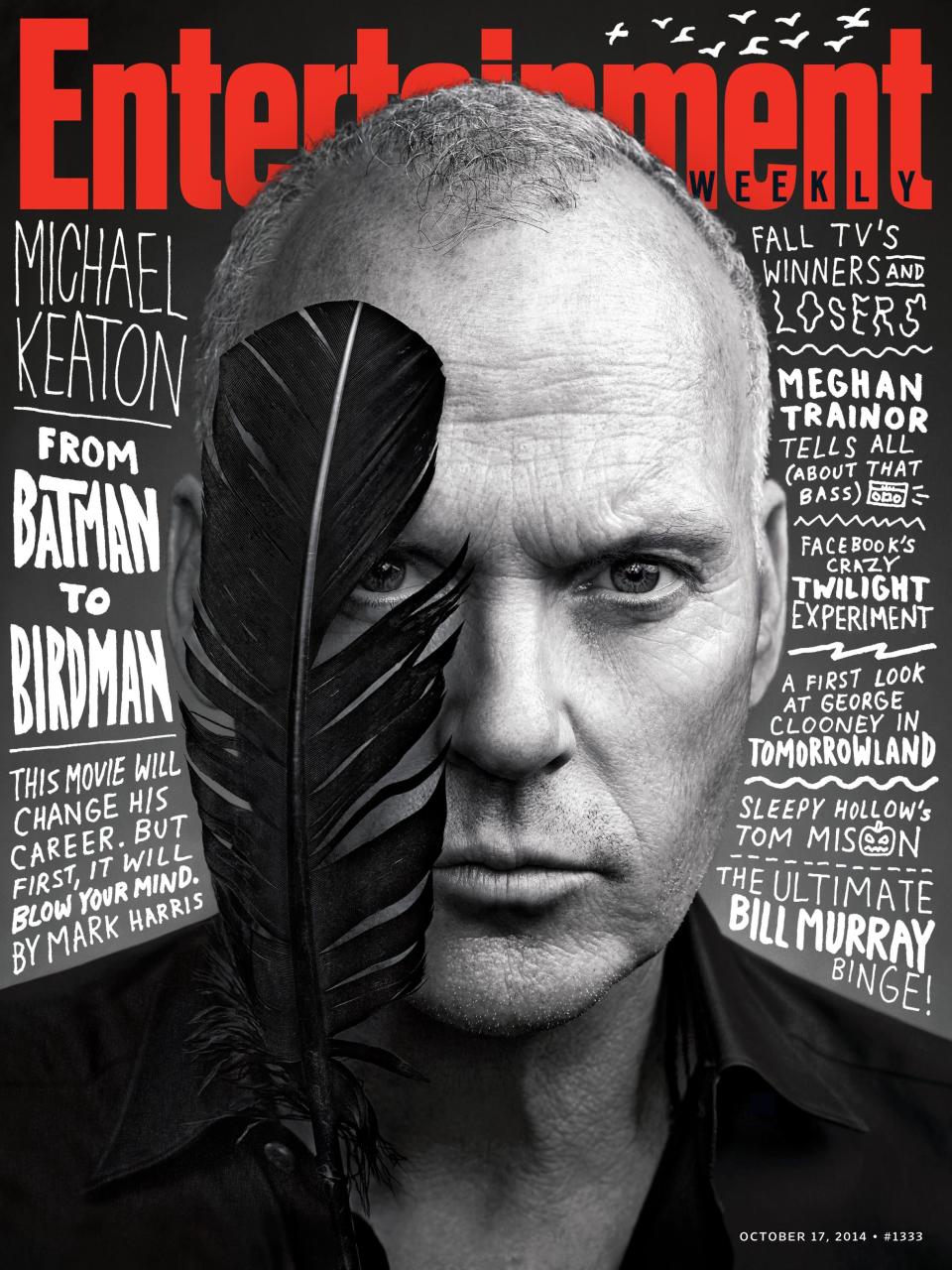 Michael Keaton on the cover of Entertainment Weekly