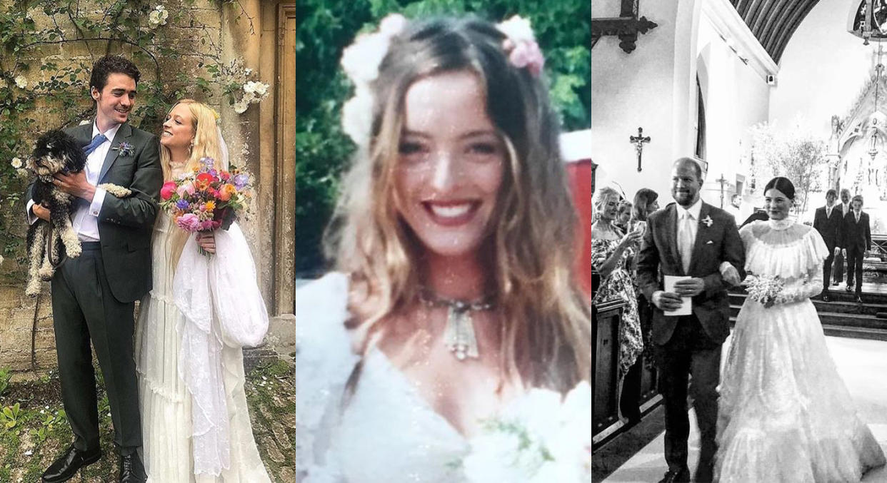 From left, Tabitha Simmons, Alice Temperley and Hannah Weiland. [Photos: Instagram]