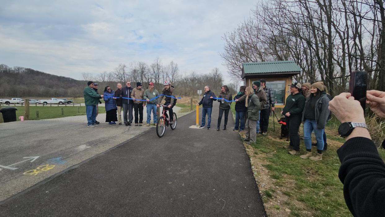 The Ross County Park District recently celebrated the grand opening of the Coppel Extension of Paint Creek Recreational Trail.