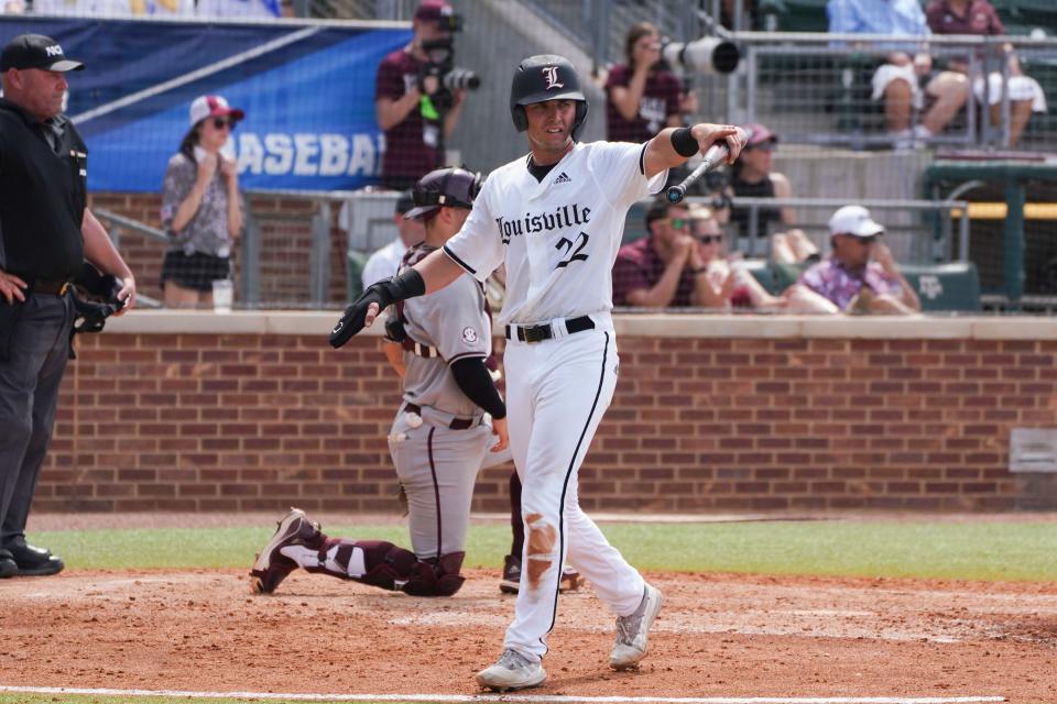 Brewers seventh-round pick Ben Metzinger broke out for Louisville in 2022, batting .312/.427/.591 with 19 homers in 62 games.