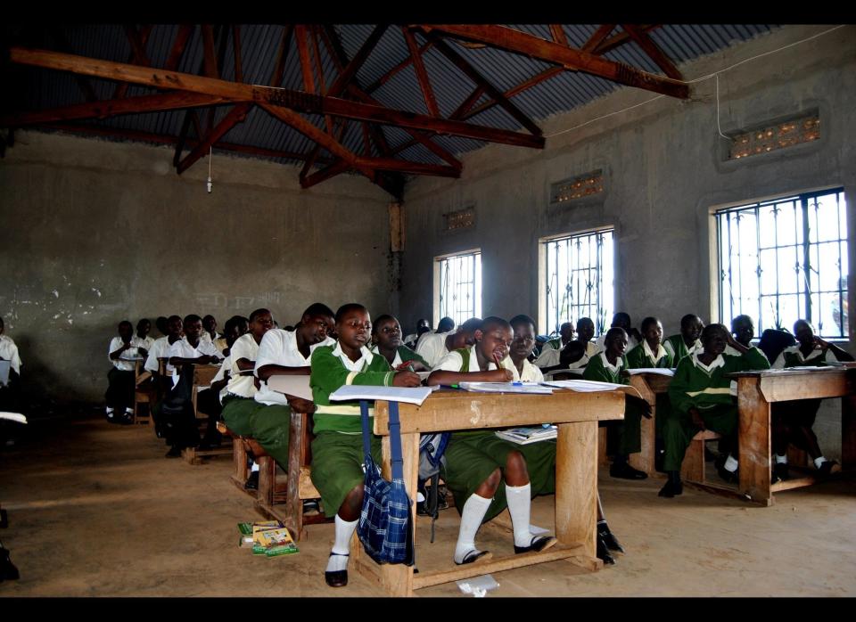 While universal primary education has made it easier for children in Uganda to attend school, it has put the school system under tremendous pressure as schools found themselves unprepared to accommodate the doubling of enrollments. Many classrooms can have up to 100 students in one room with one teacher.   