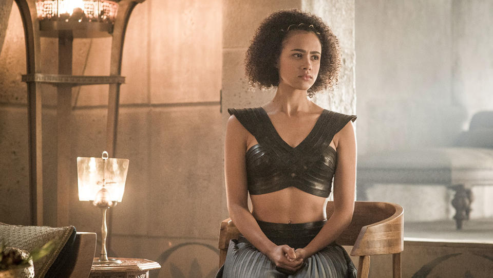 Nathalie Emmanuel in <em>Game of Thrones</em>