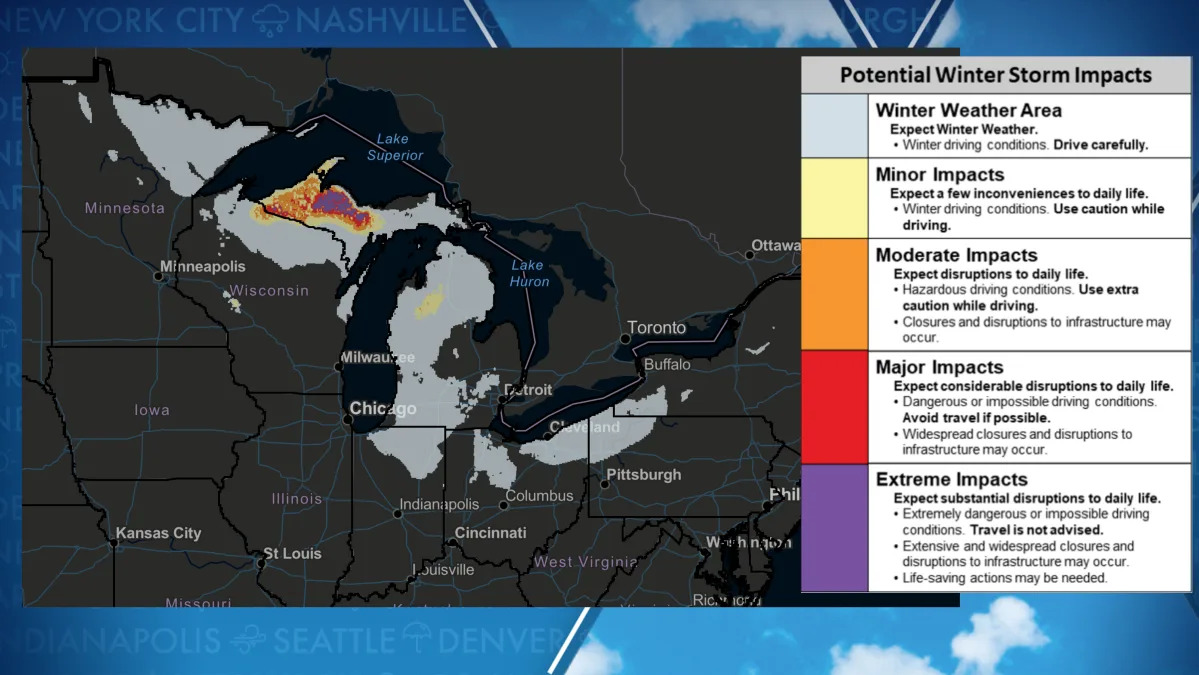 Winter Weather Alerts in effect in advance of freezing temperatures, heavy snow ..