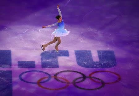 South Korea's Kim Yuna performs during the Figure Skating Gala Exhibition at the 2014 Sochi Winter Olympics February 22, 2014. REUTERS/David Gray