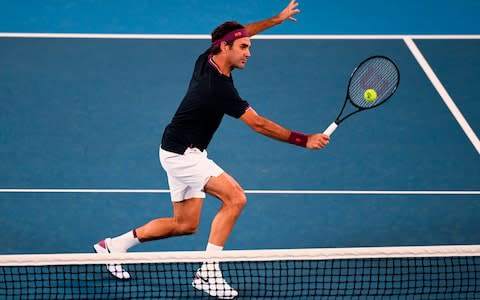 Federer takes a 2-1 lead - Credit: AFP