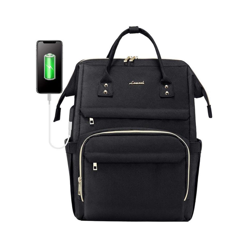 Laptop Backpack for Women, Computer Work Bag with USB Port