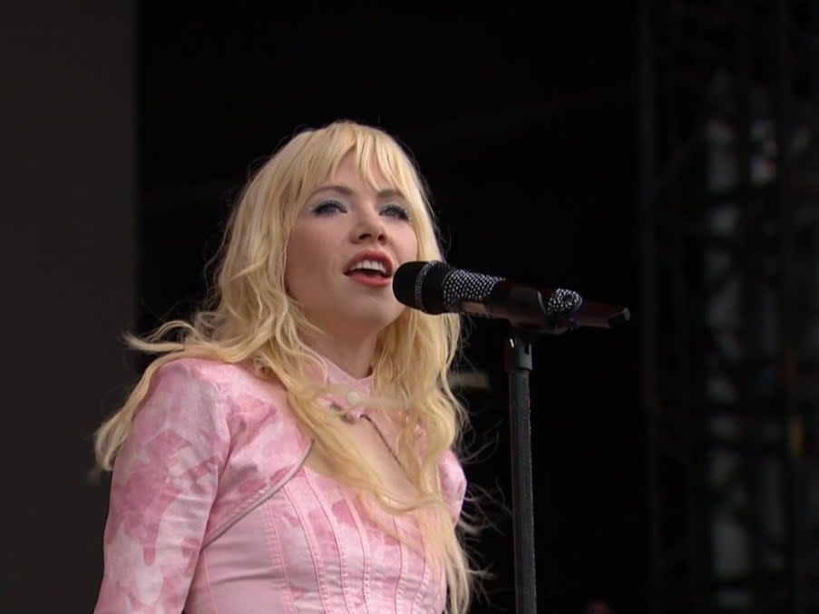 Carly Rae Jepsen plays The Other Stage at Glastonbury (BBC)