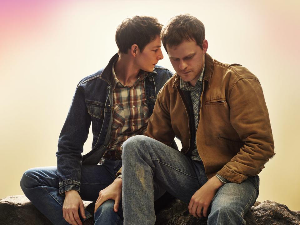 Mike Faist and Lucas Hedges in Brokeback Mountain (Mark Seliger / Feast Creative)