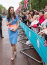 <p>The Duchess wore a new dress by <a href="http://www.roksanda.com/" rel="nofollow noopener" target="_blank" data-ylk="slk:Roksanda Ilincic;elm:context_link;itc:0;sec:content-canvas" class="link ">Roksanda Ilincic</a> on her way to the Patron's lunch.</p>