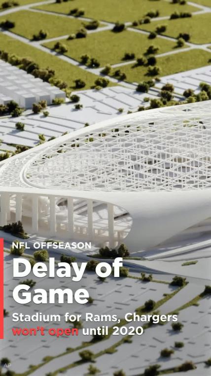 Stadium for Rams, Chargers delayed; won't open until 2020