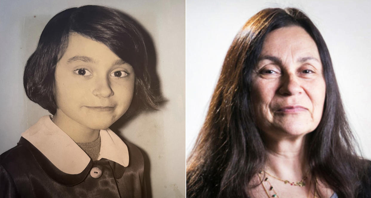 Maria Haberfeld when she was a young girl in Poland. (Courtesy Maria Haberfeld; John Jay College)