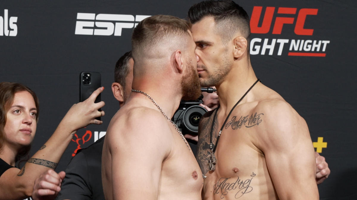Video Jan Blachowicz, Aleksandar Rakic go nose-to-nose at UFC on ESPN 36 faceoff